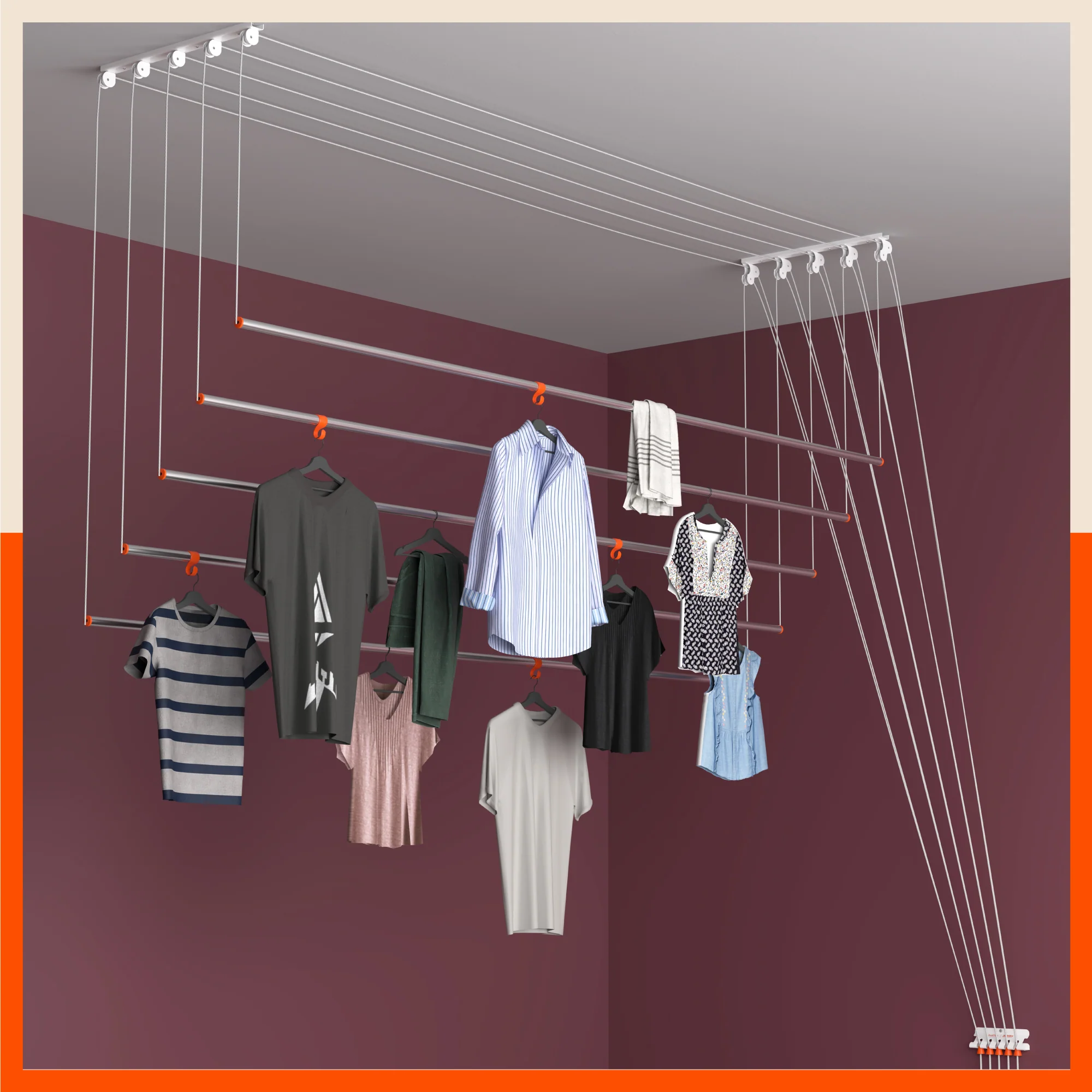 Cloth Hangers installation